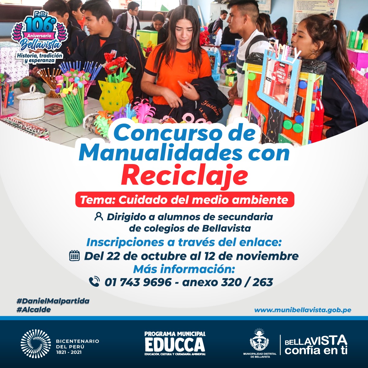 imagen de CONCURSO DE MANUALIDADES CON RECICLAJE